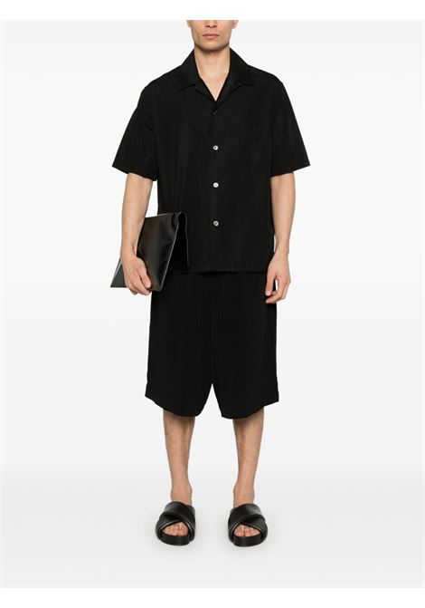 Bermuda con bottoni in nero Yohji Yamamoto - uomo Yohji Yamamoto | HPP175001